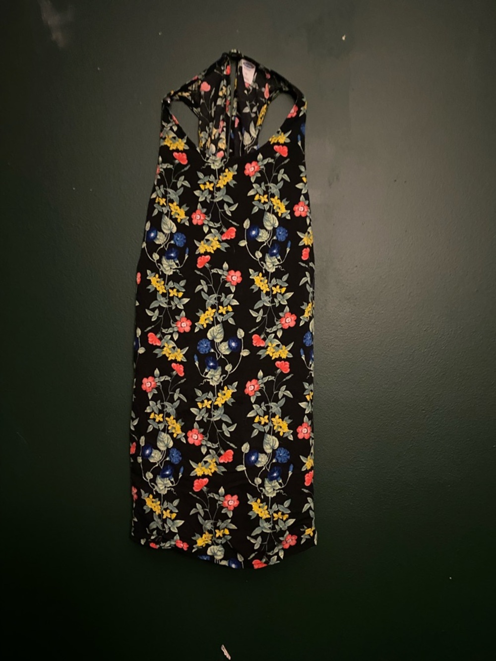 Old Navy Black Floral Blouse